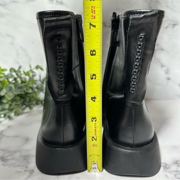 Franco Sarto Etna Leather Boot Size 6.5 Black - Picture 8 of 10